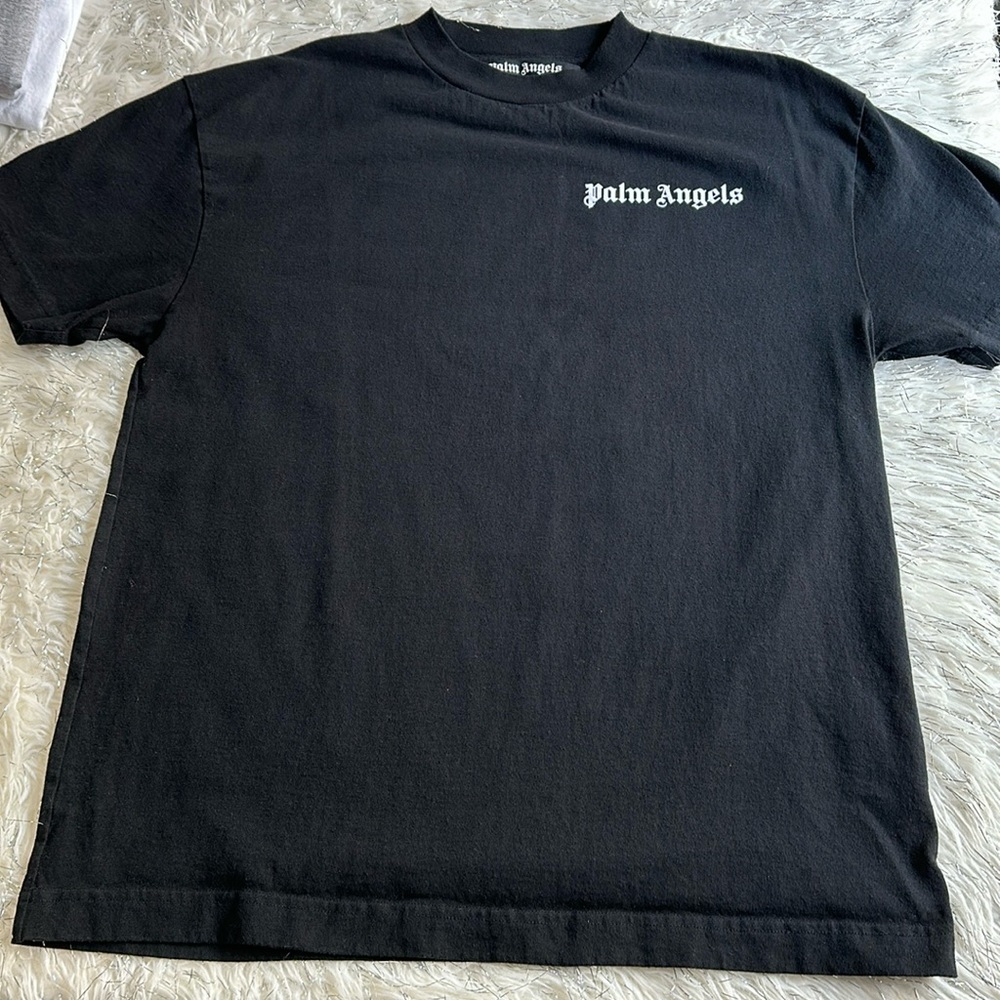 Authentic Palm angels the classic T-shirt logo tee black